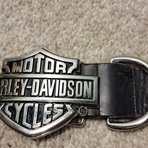 Vintage Harley Davidson leather belt